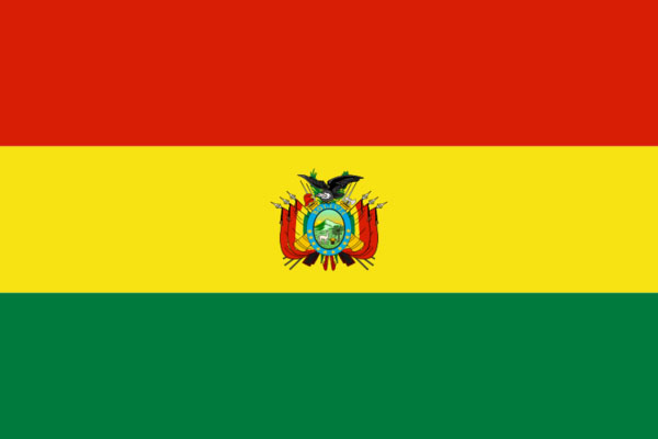 Weigeren Dragende cirkel schoonmaken De vlag van Bolivia
